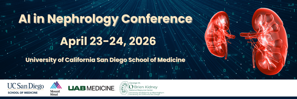 Artificial Intelligence in Nephrology Conference Banner